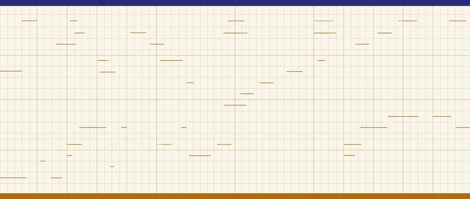 Motif grid baris-kolom seperti kertas indeks bersektor